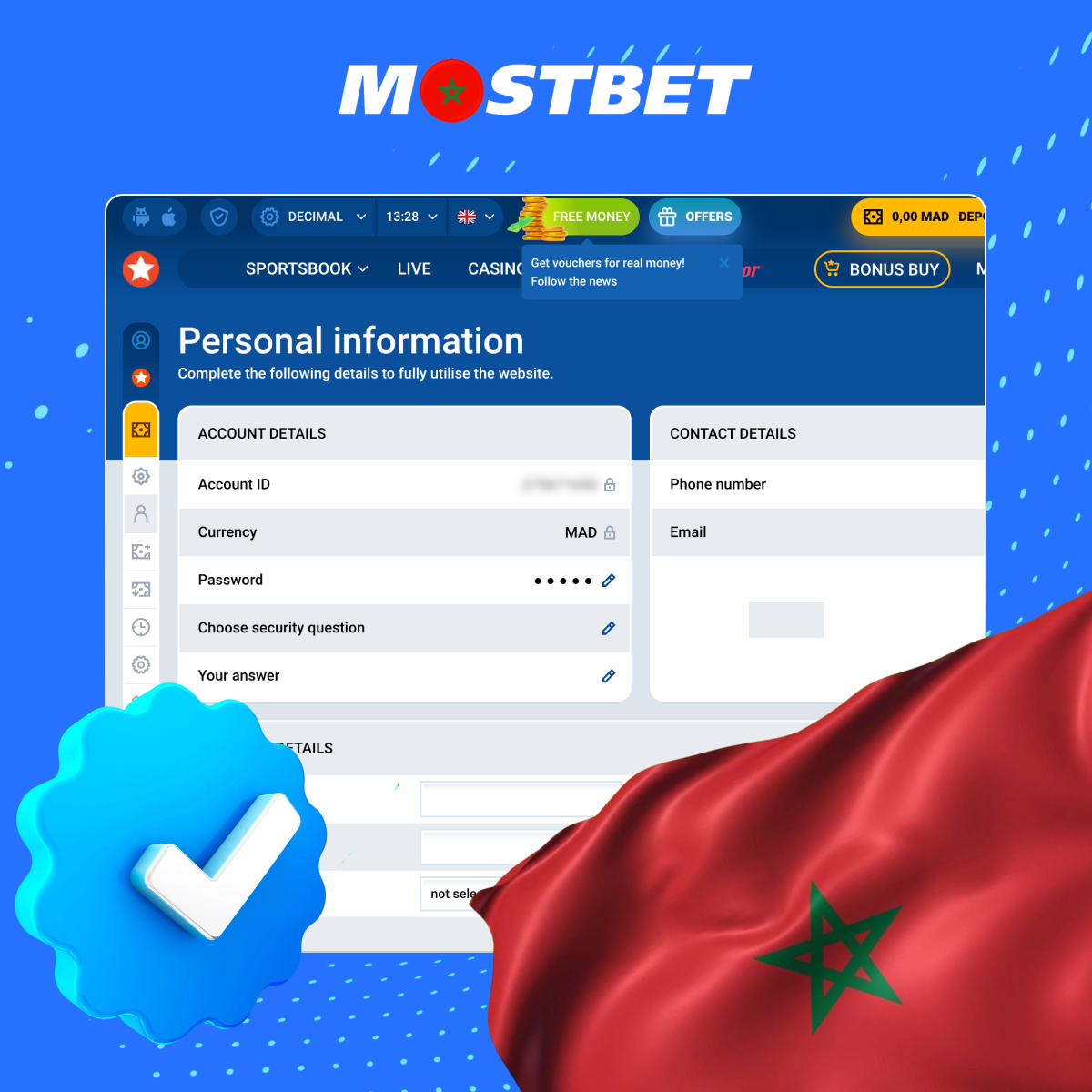 حول إجراءات التحقق من الحساب في Mostbet المغرب